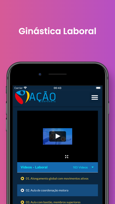 Ação Corporate Screenshot