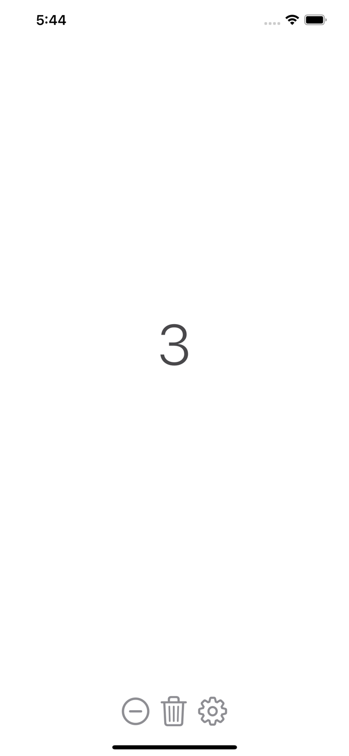 Simple Counter - any value