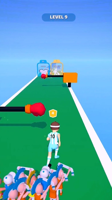 Football Gold Ball Soccer Run Screenshot