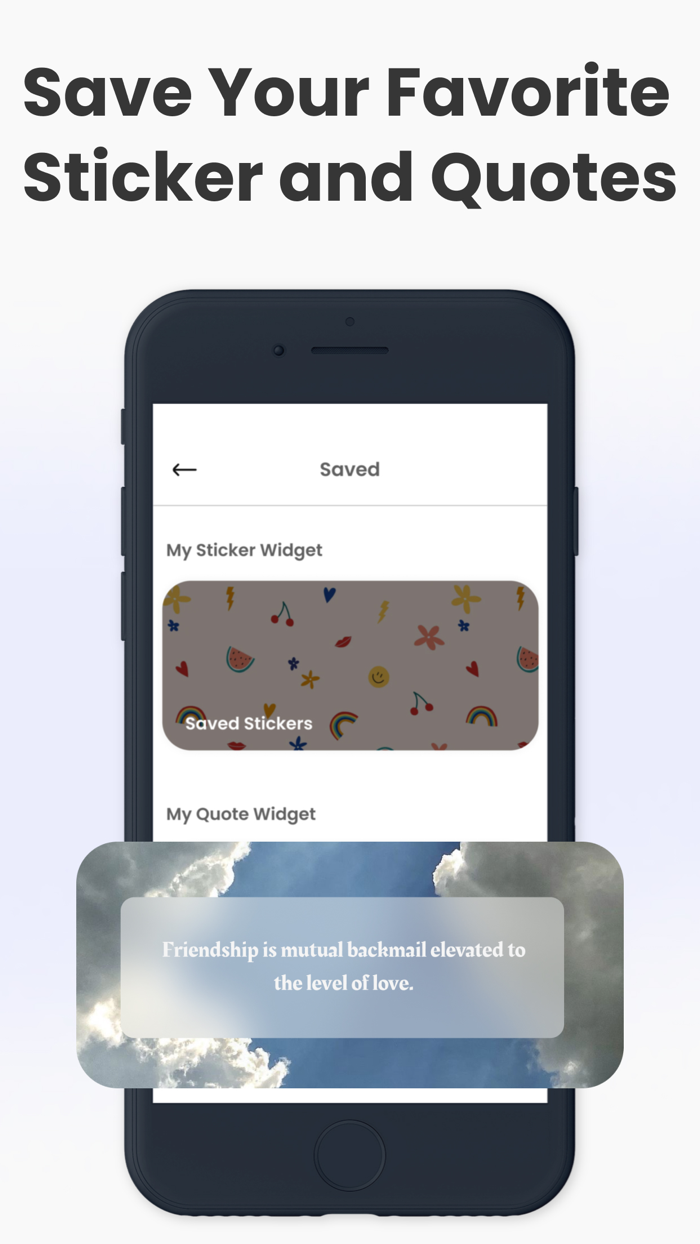 Customize Widget and Lock Screen