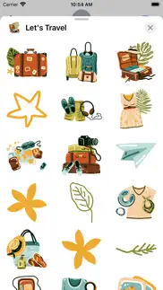 let's travel vacation stickers iphone screenshot 2