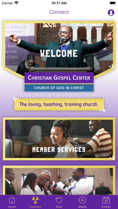 Christian Gospel Center Church Screenshot