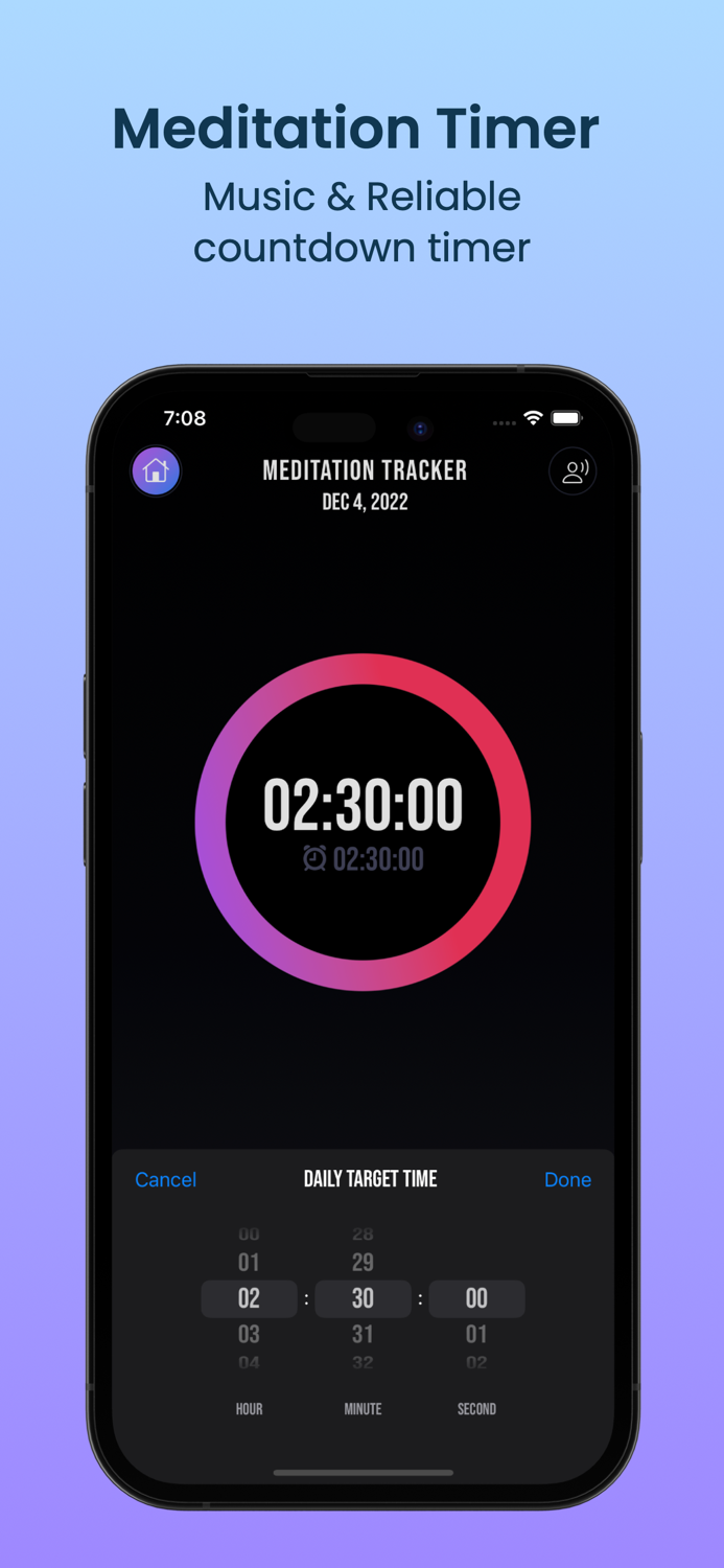 mTracker Meditation Tracker