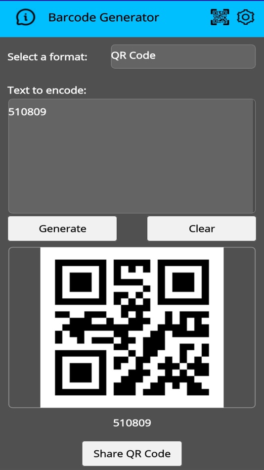 Barcode generator and scanner de Geert Geerits (iOS Aplicaciones