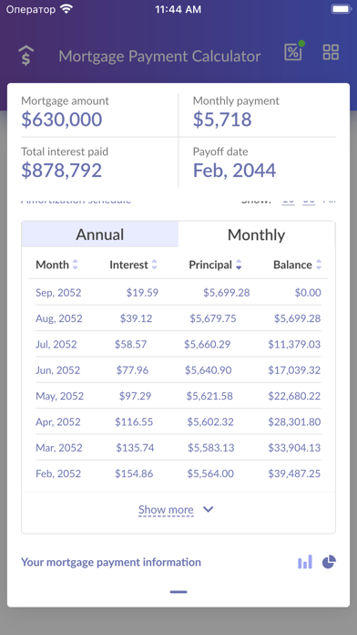 Mortgage+: Payment Calculator Screenshot