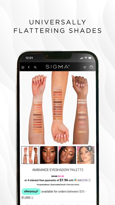 Sigma Beauty Screenshot