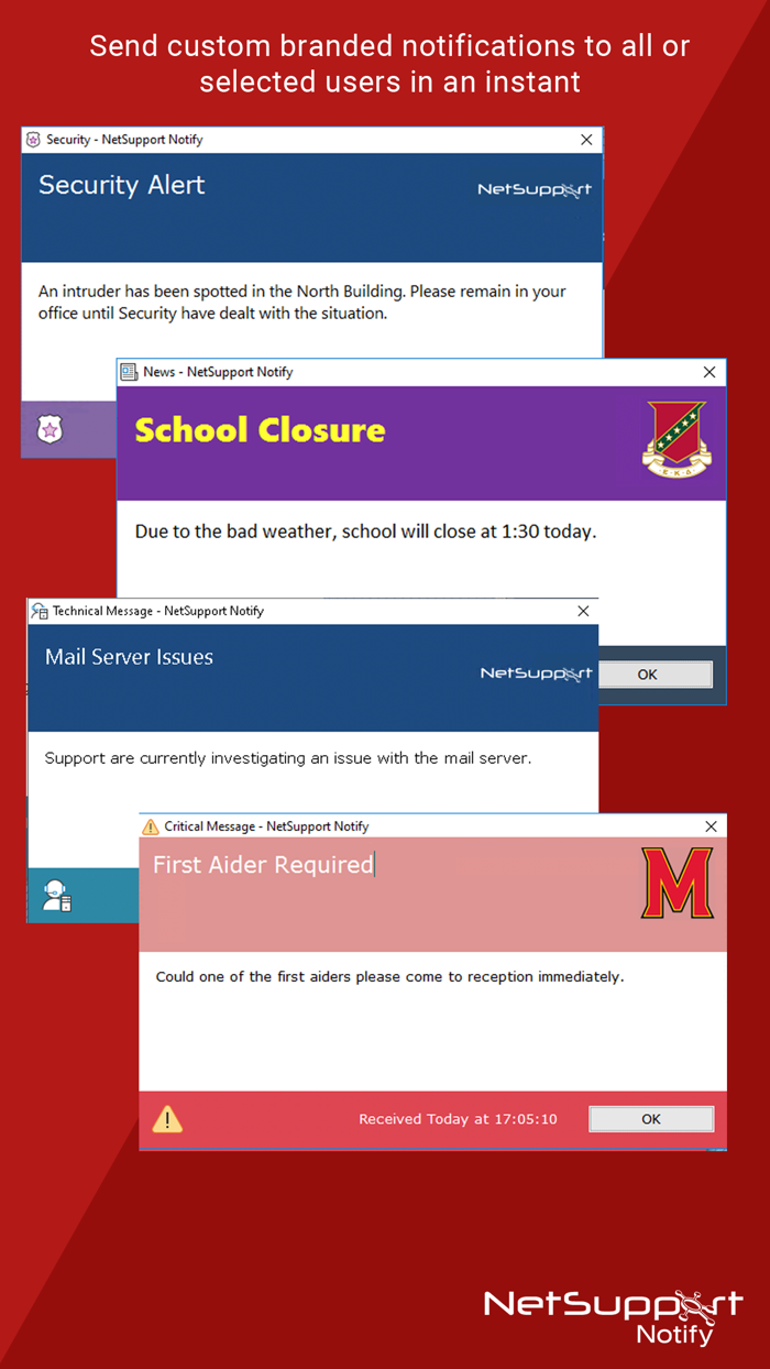 NetSupport Notify Console