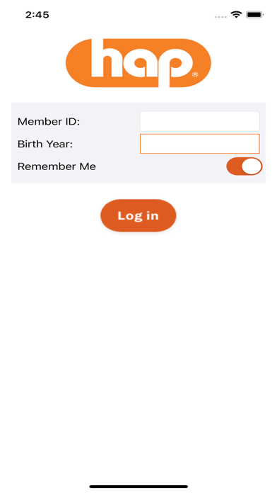 myHAP CARD Screenshot