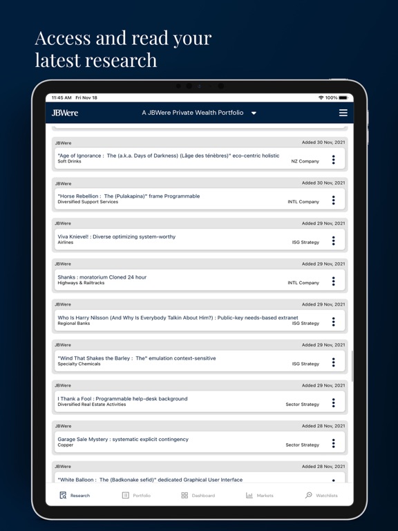 Screenshot #6 pour JBWere NZ