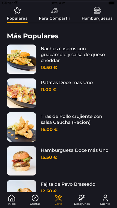 Doce Mas Uno - Restaurante Screenshot