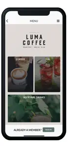 Luma Coffee screenshot #2 for iPhone