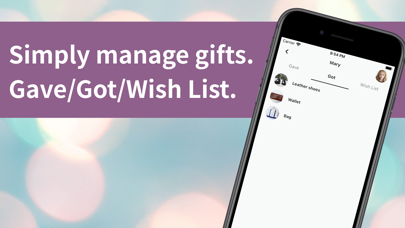 GiftNote - Gift Management App Screenshot