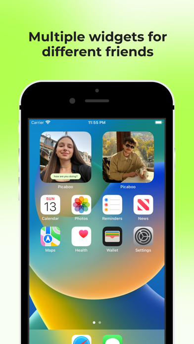 Picaboo: Widget for Friends Screenshot