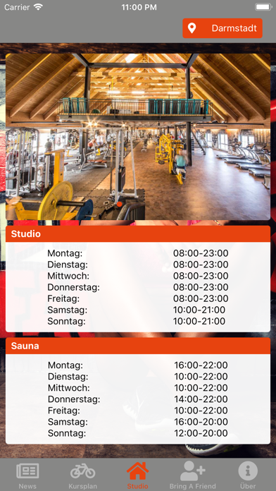 Fitness Fabrik Mobil Screenshot