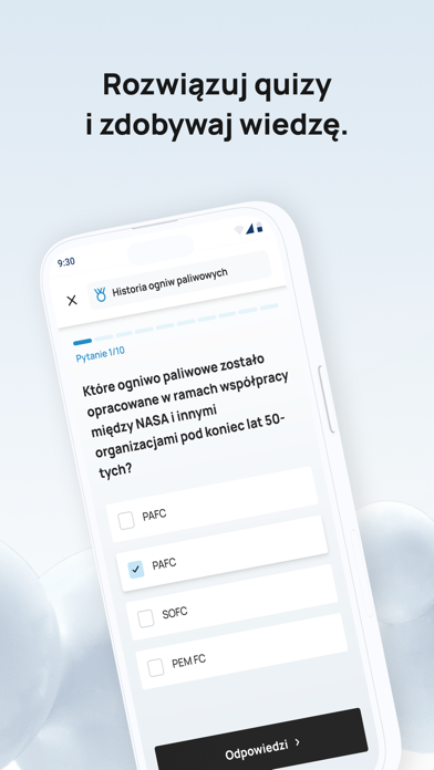 Poznaj Wodór Screenshot