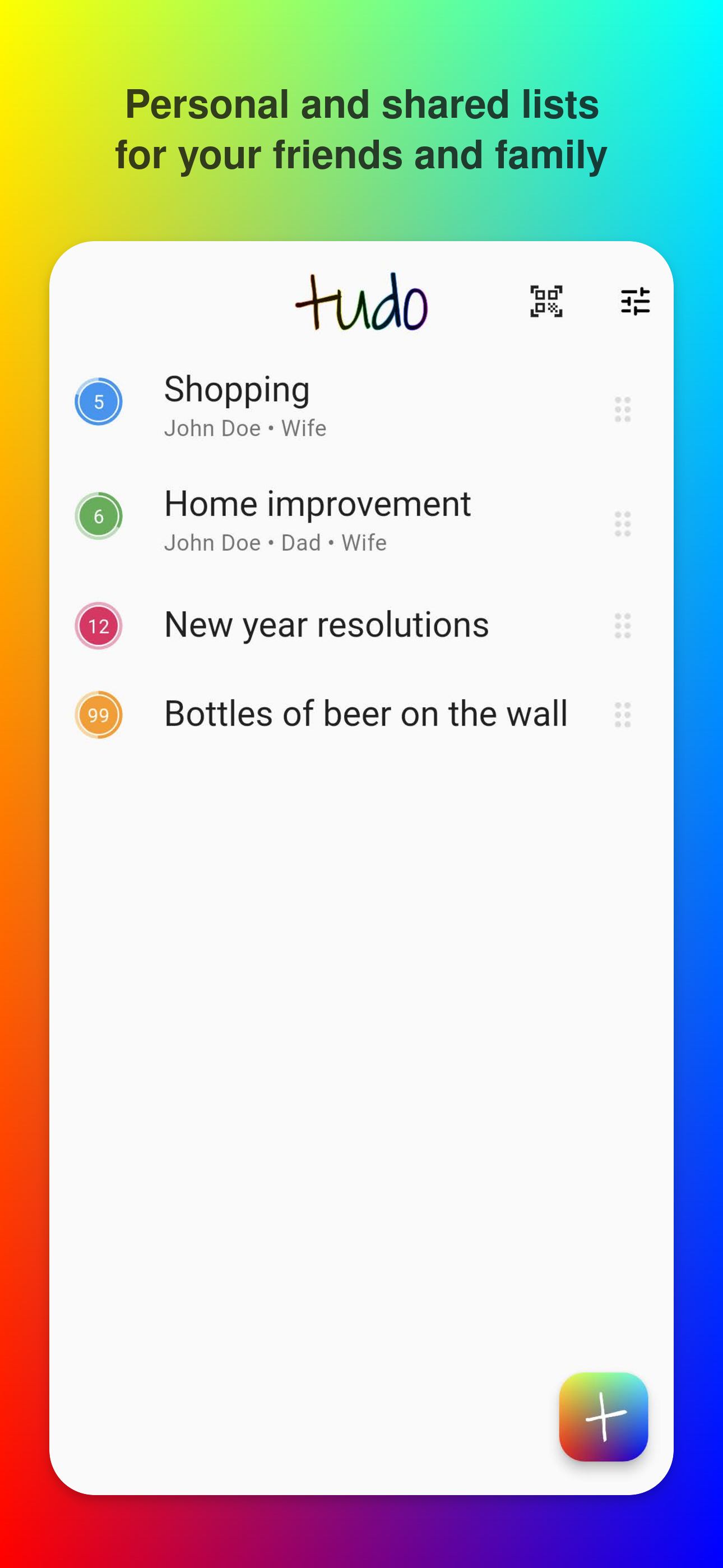 tudo lists