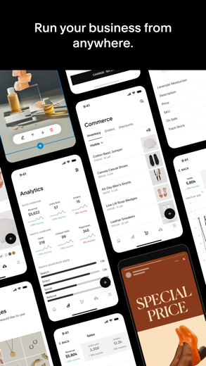 Squarespace 스크린샷