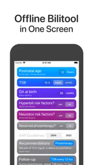 bilirubin: bilitool bili tool iphone screenshot 1