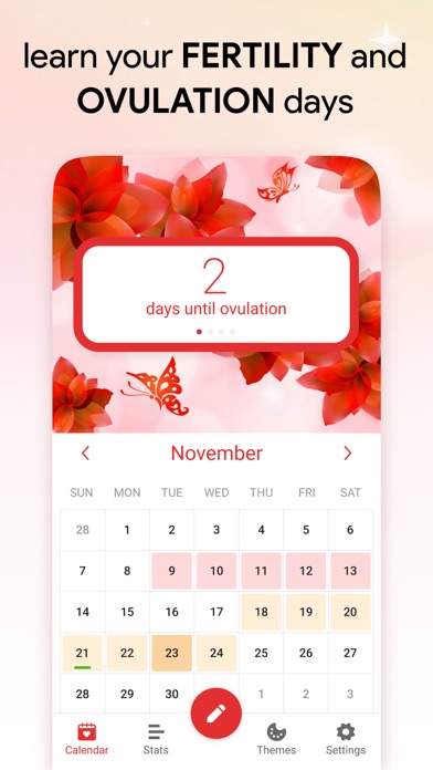 Cycle Tracker: Period Calendar Screenshot
