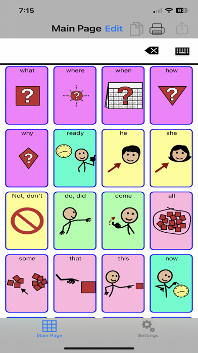 TalkTablet PRO Autism, Aphasia Screenshot