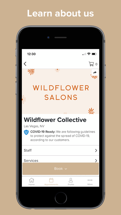 Wildflower Salons Screenshot