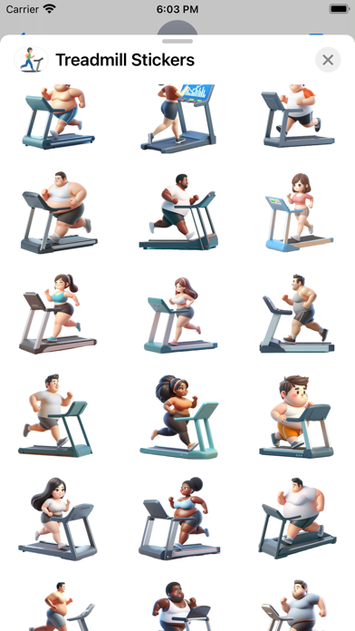Screenshot #2 pour Treadmill Stickers