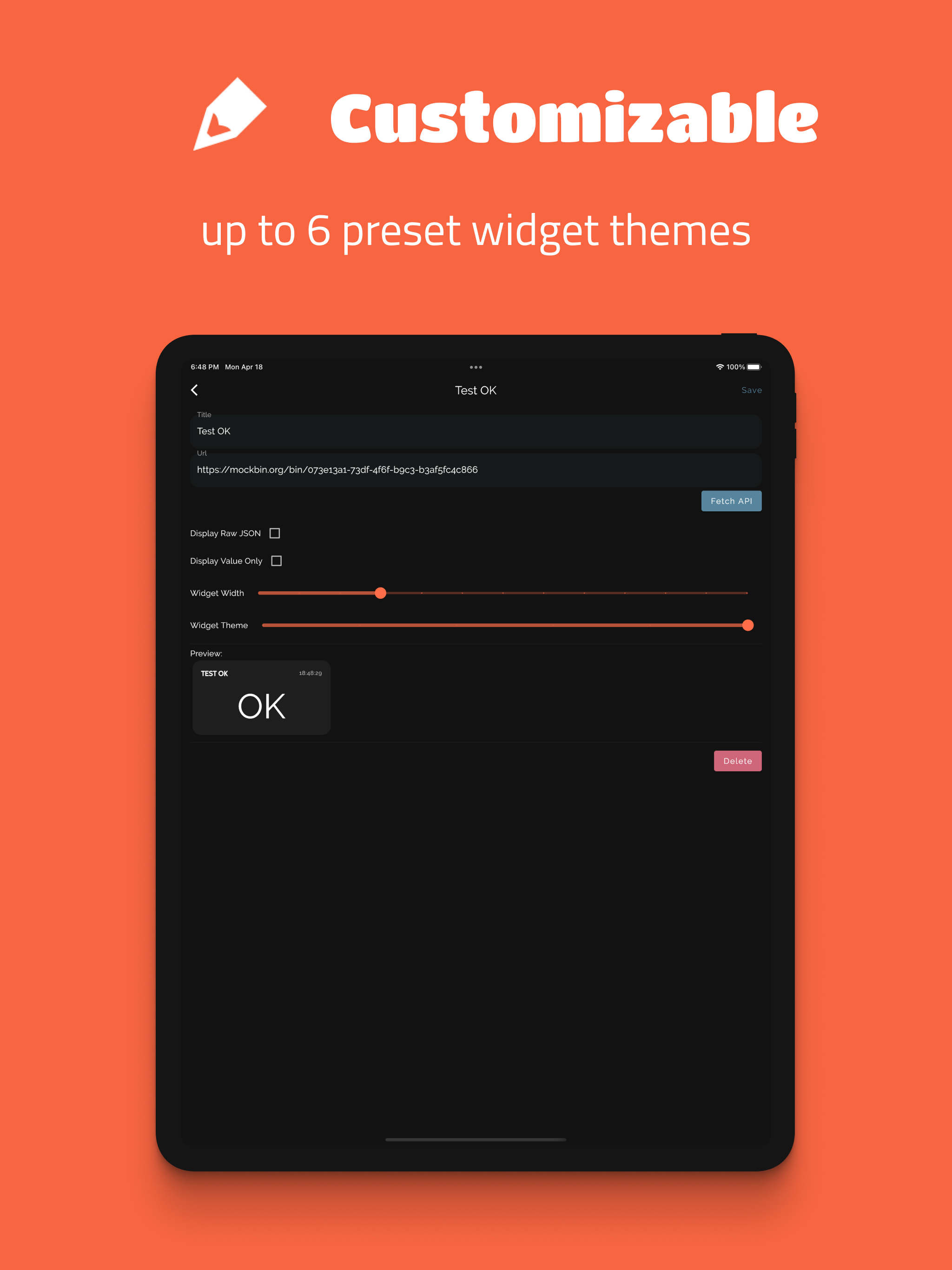 JSON Dashboard