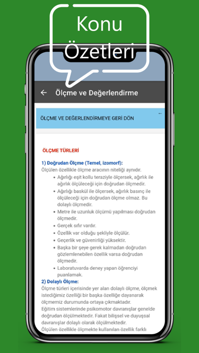 Uzman Öğretmenlik Sınavı. Screenshot