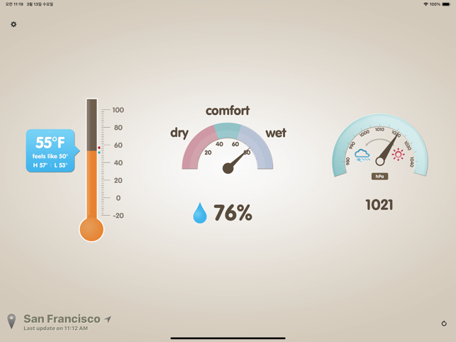 ‎Thermo-hygrometer Screenshot