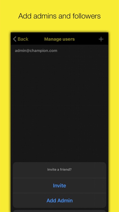 Champion – Tournament Manager Screenshot