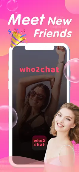 Game screenshot Who 2 chat: Cam Live Video app mod apk
