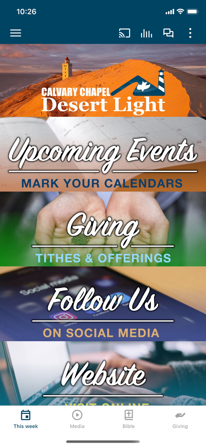 Calvary Chapel Desert Light