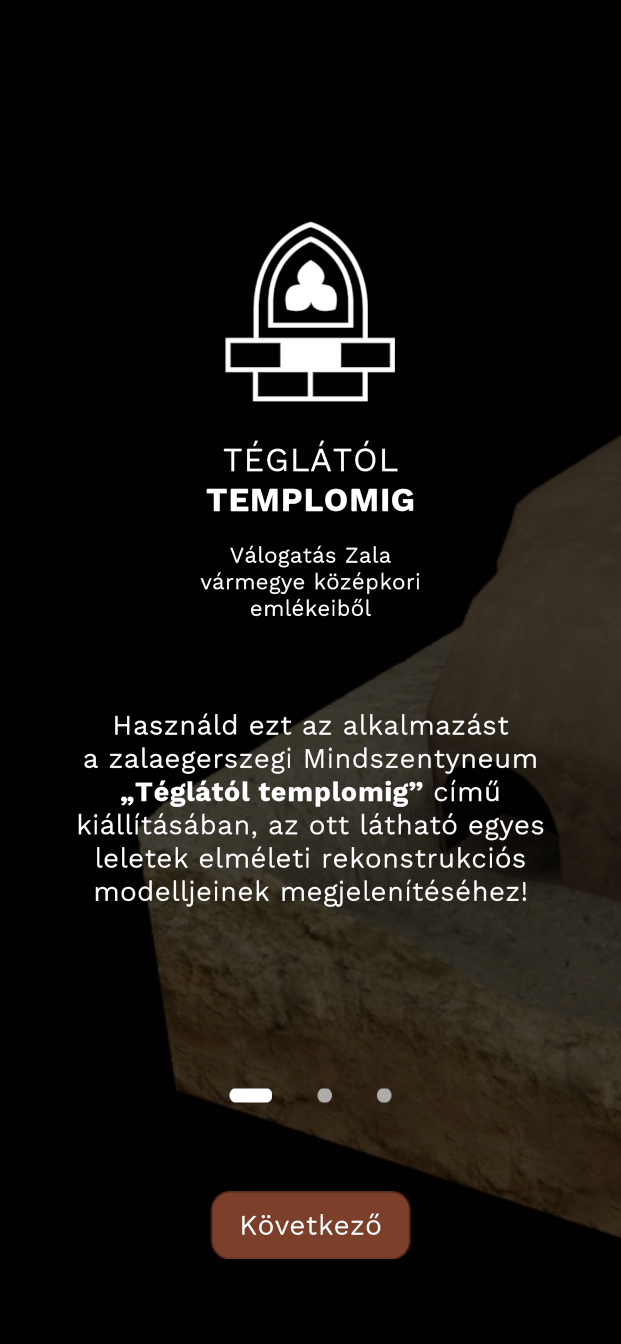 Téglától templomig AR modellek