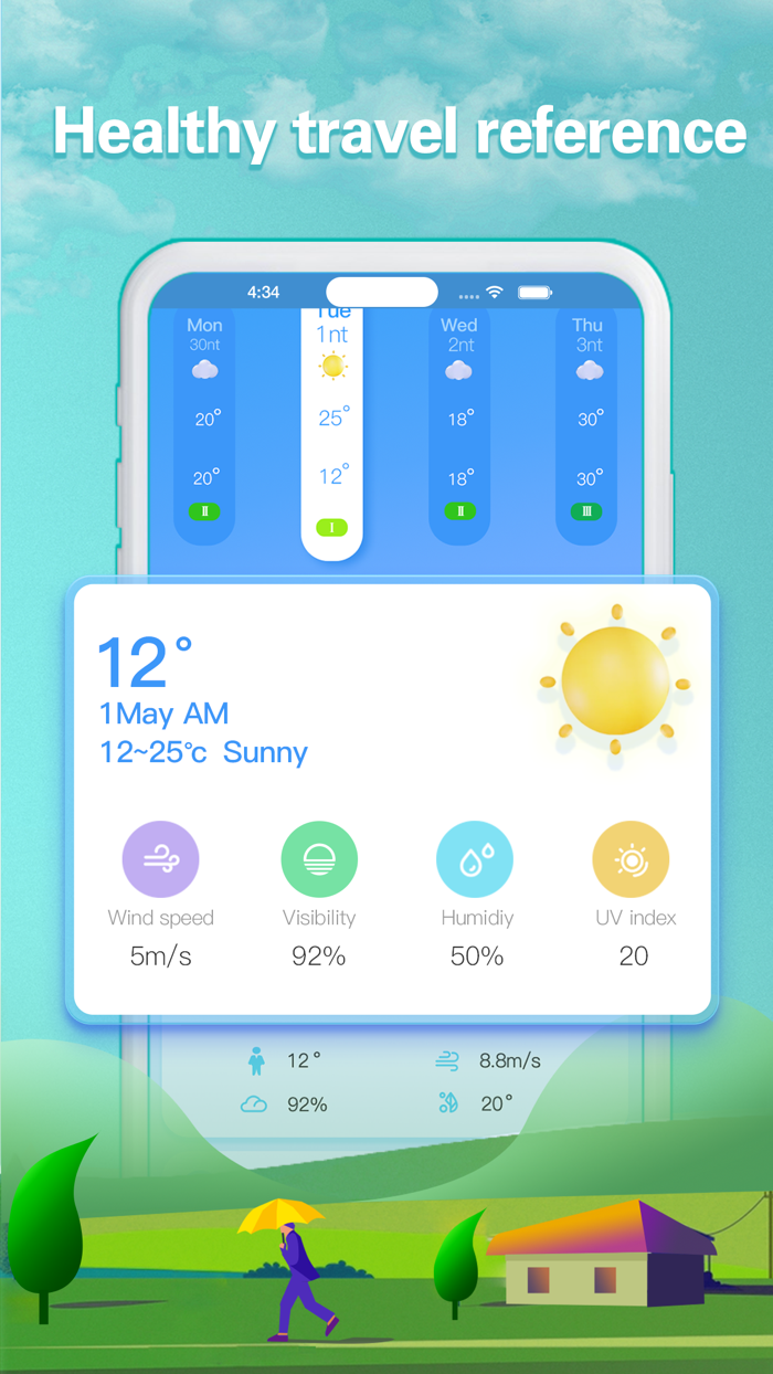 Happy Weather Forecast and Radar