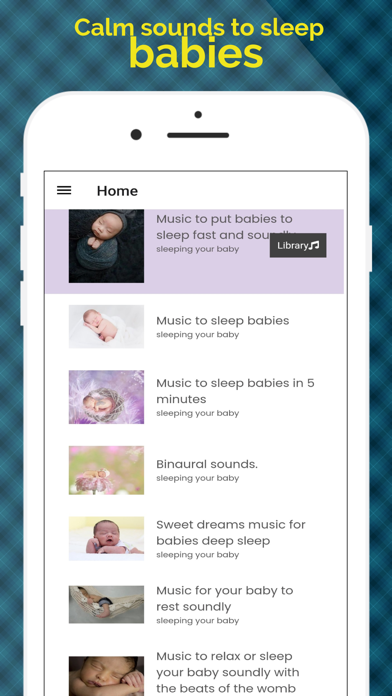 Sounds to sleep babies soundly Screenshot