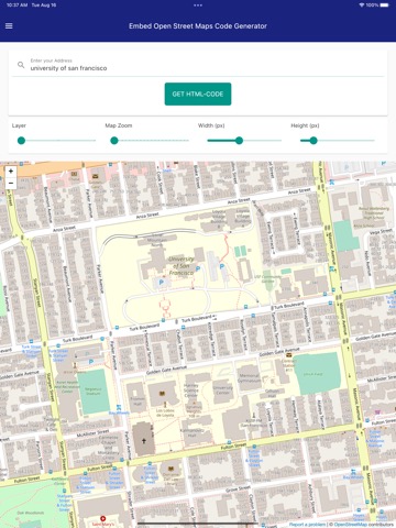 Embed code for OpenStreetMapsのおすすめ画像1