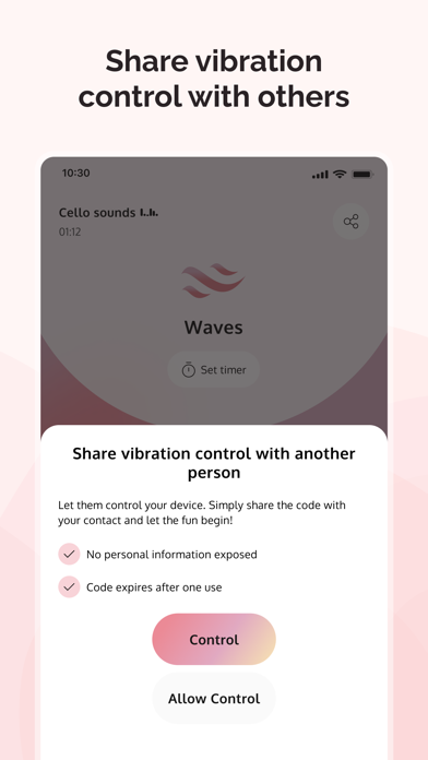 Strong Vibes - Vibration App Screenshot