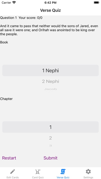 Book of Mormon Memorization