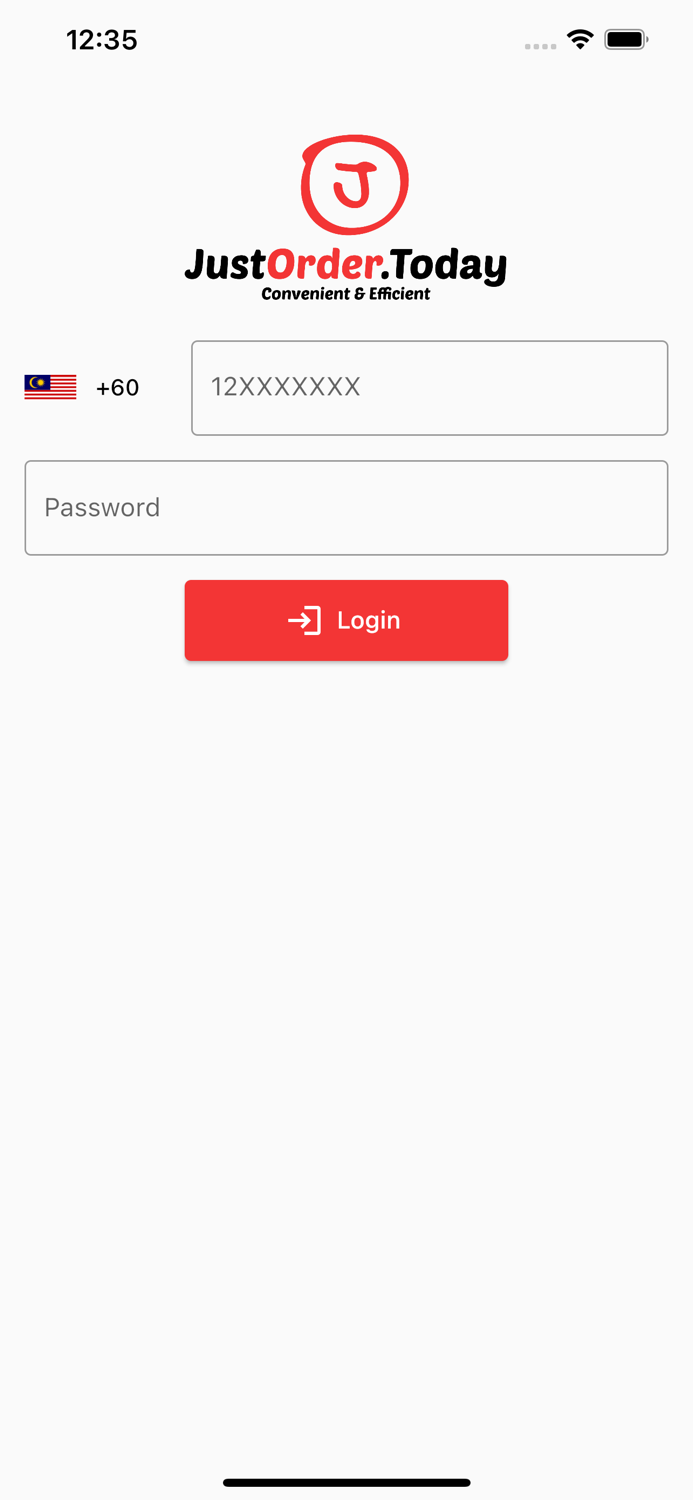 JustOrder.Today Merchant App