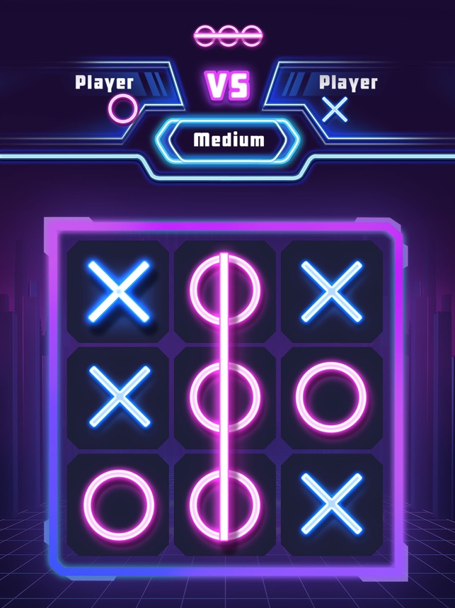 Download & Play Tic Tac Toe Glow: 2 Player XO on PC with NoxPlayer -  Appcenter