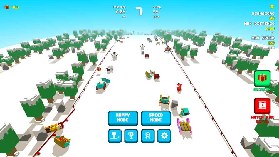 Voxel Skiing - 1.5 - (iOS)