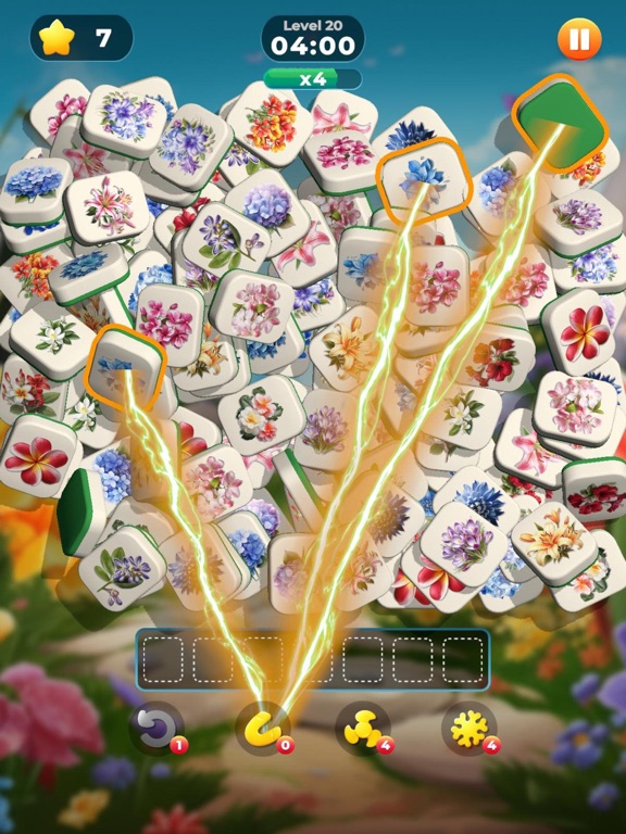 Flower Matching Lover iPad screenshot 5 - Games app