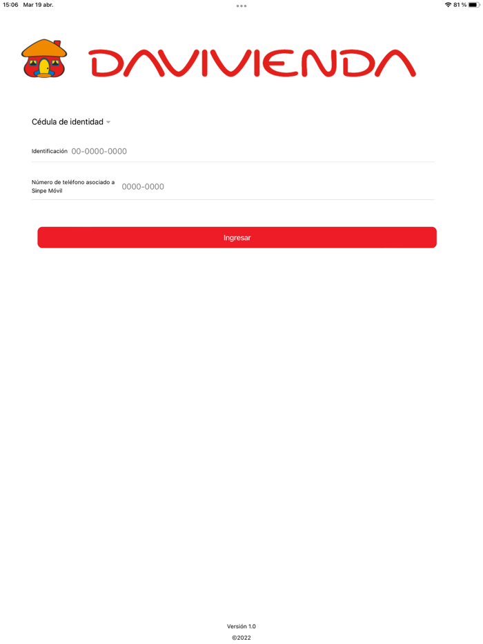 Davivienda SINPE Móvil Línea