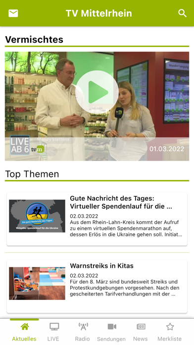 TV Mittelrhein Screenshot