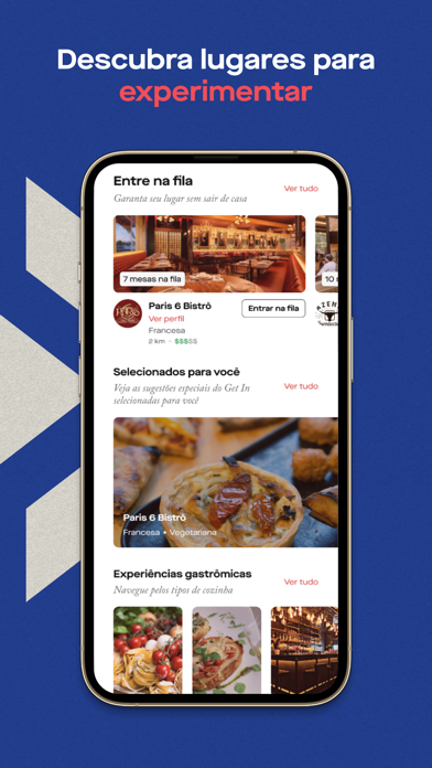 Get In: Restaurantes e Bares Screenshot