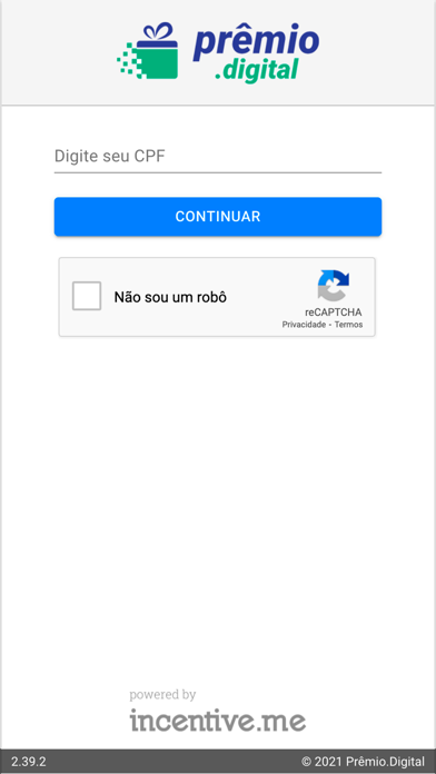 Prêmio.Digital Screenshot