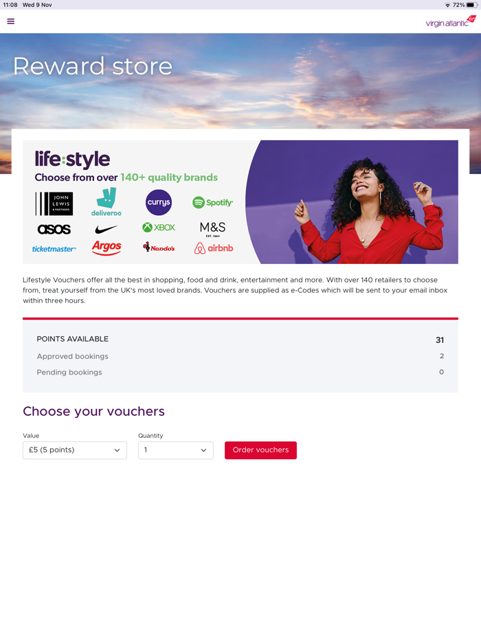 Virgin Atlantic Sky High Club