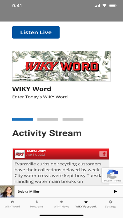 104.1 WIKY Screenshot