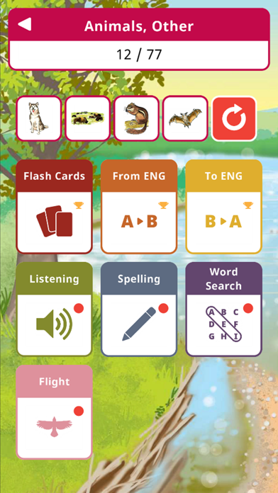 Eastern Shoshone Vocab Builder Screenshot