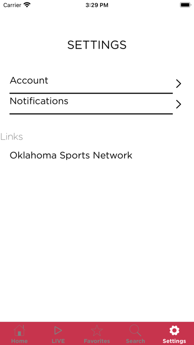Oklahoma Sports Network Screenshot